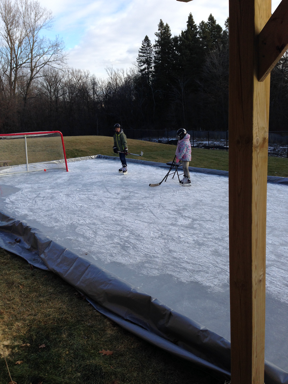 Easy Outdoor Ice Rink Diy Solutions For The Backyard Low Cost Diy